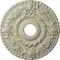 Ekena Millwork Rose Ceiling Medallion (Fits Canopies up to 7 1/4"), 18"OD x 3 1/2"ID x 1 1/2"P, Clear Yellow CM18ROCYF - alternate 1